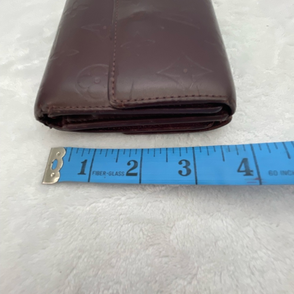 Louis Vuitton Maroon Monogram Wallet - Picture 14 of 14